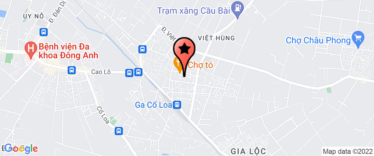 Map go to Hoang Phong Trading Services And Production Company Limited
