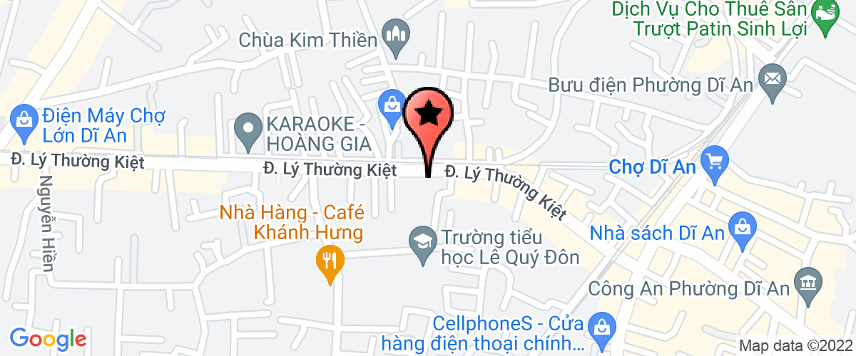 Map go to Do Dac  Hung Dai Quang Construction Design And Company Limited