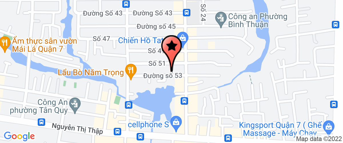 Map go to Lap Dat Truong Thuy Trading Production Company Limited