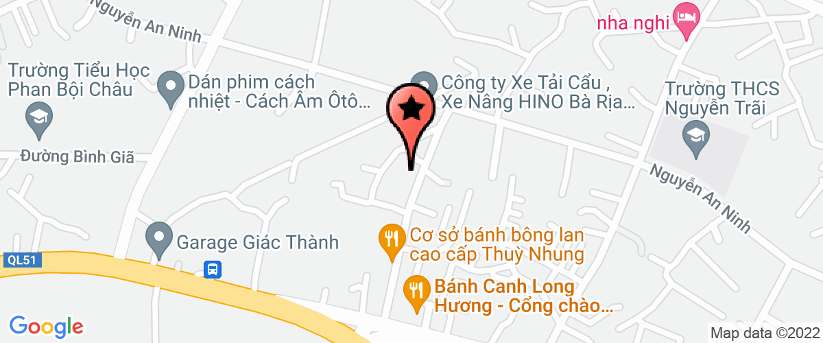 Bản đồ đến Công Ty TNHH Thương Mại Dịch Vụ Giải Trí Hùng Quang