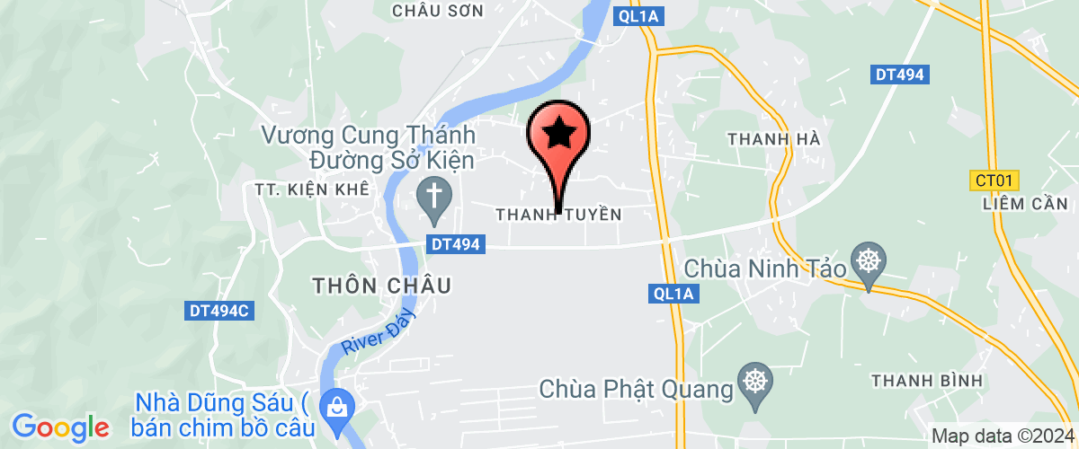 Map go to Thanh Tuyen Secondary School