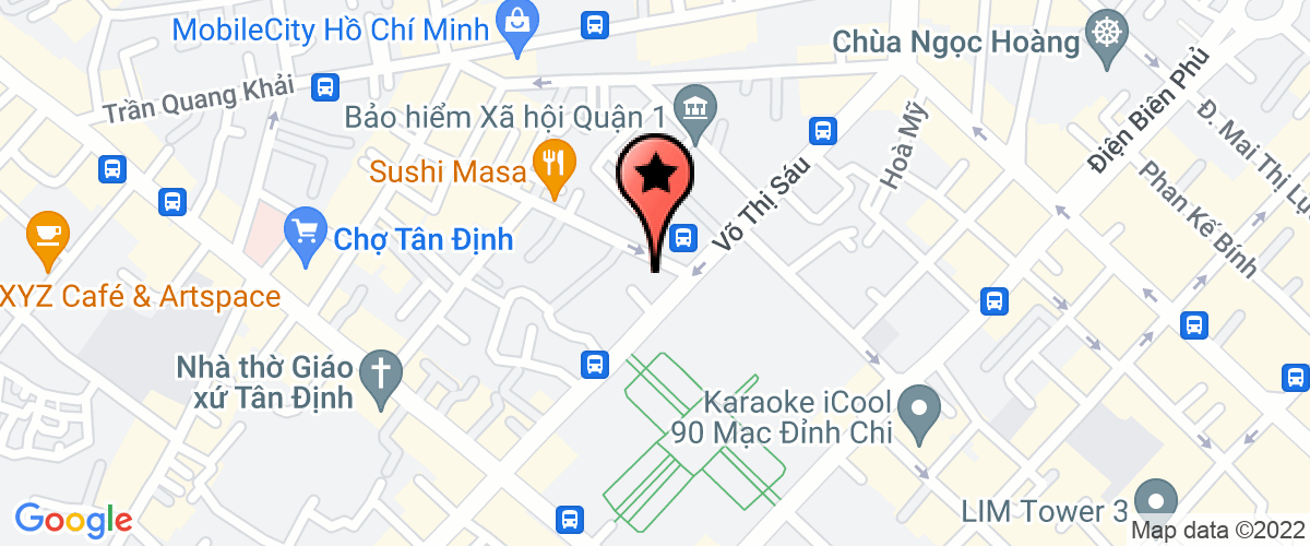 Map go to Giai Nhan Viet Training And Entertainment Joint Stock Company