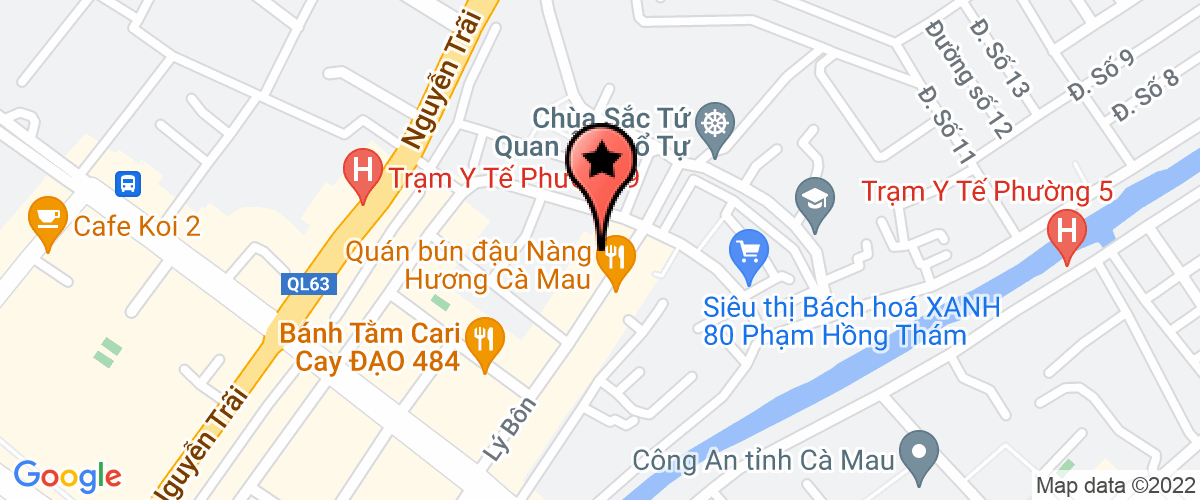 Map go to Ngo Hai Au Private Enterprise