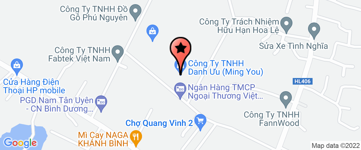 Map go to Trung Mau giao Hoa Huong Duong