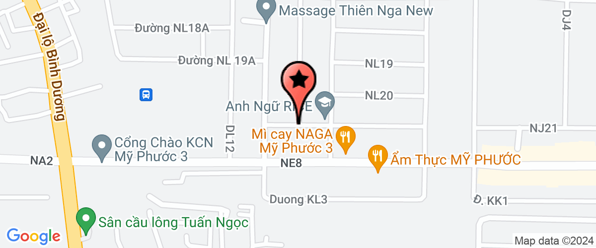 Map go to Thai Hoang Duong Consultant Company Limited