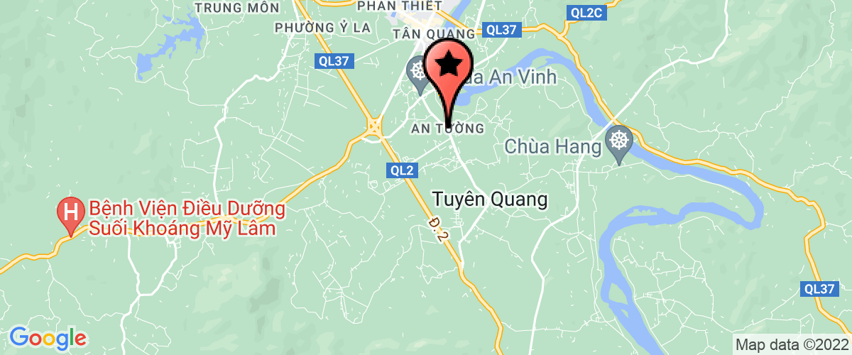 Map go to Phong Tu phap Yen son