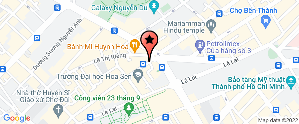 Bản đồ đến Công Ty TNHH Sài Gòn Night
