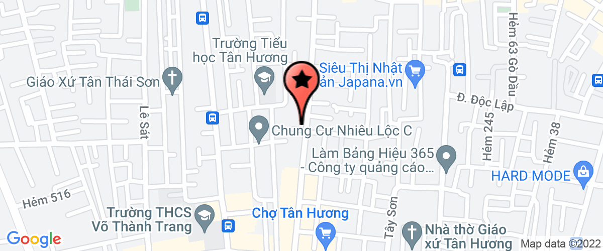 Bản đồ đến Công Ty TNHH Kiến Trúc Khách Sạn Sài Gòn Mới