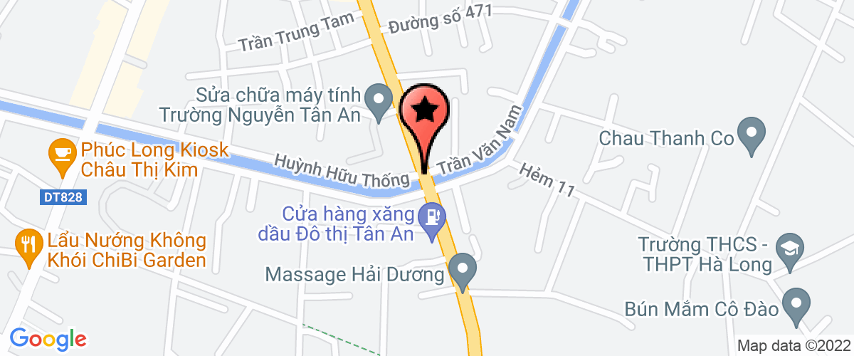 Map go to Thien Long Long An Security Service Company Limited