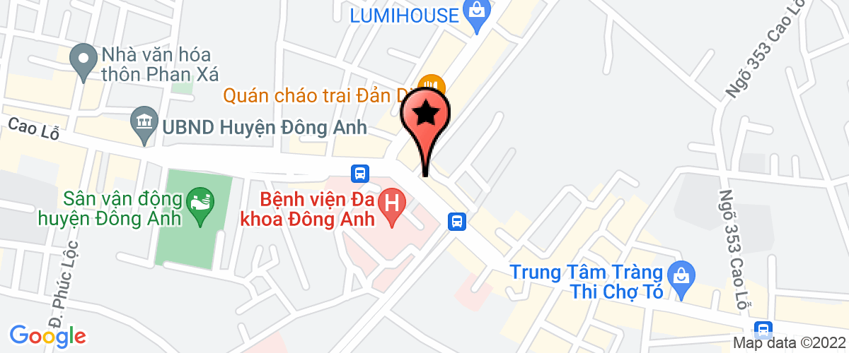 Map go to Dai Tin Technology Trading and Development Investment Joint Stock Company