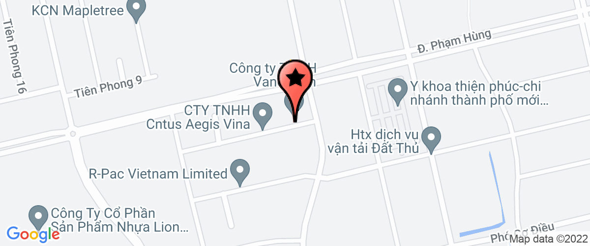 Map go to SUNLIGHT ENERGY INTERNATIONAL (VietNam) (Nop ho thue NTNN) Company Limited