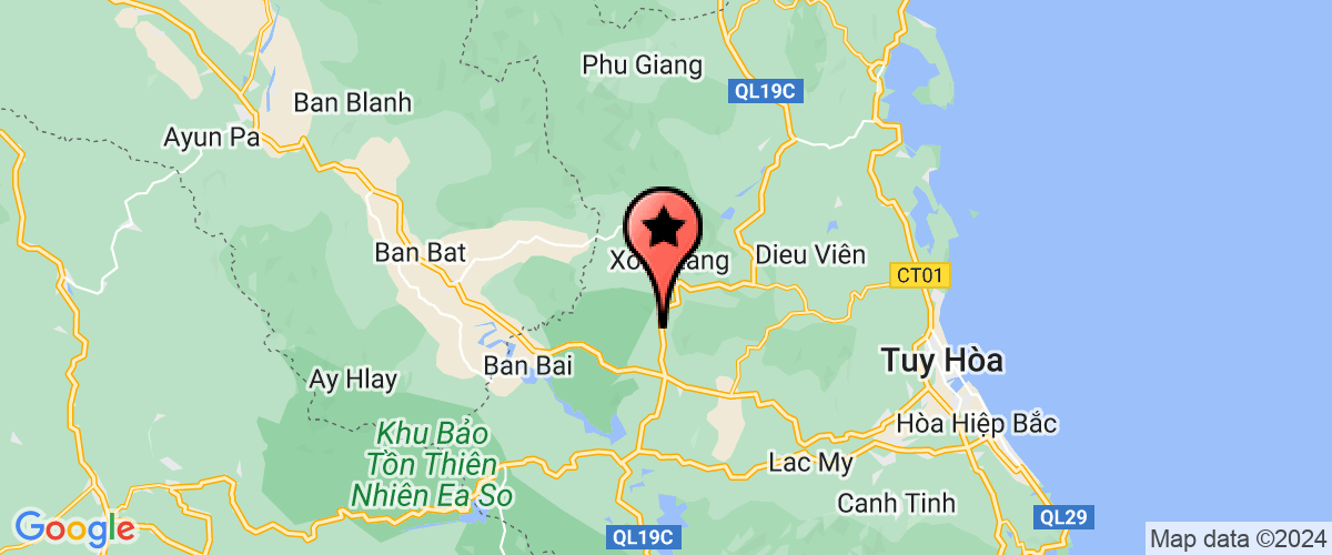 Map go to Hiep Dung Private Enterprise