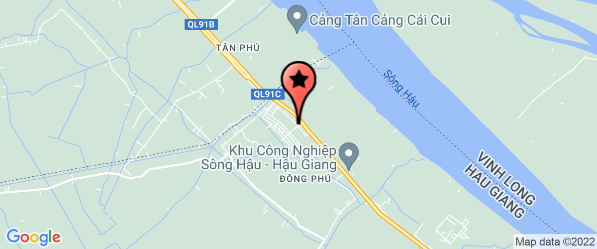 Map go to Dong Phu Hau Giang Construction Investment Joint Stock Company