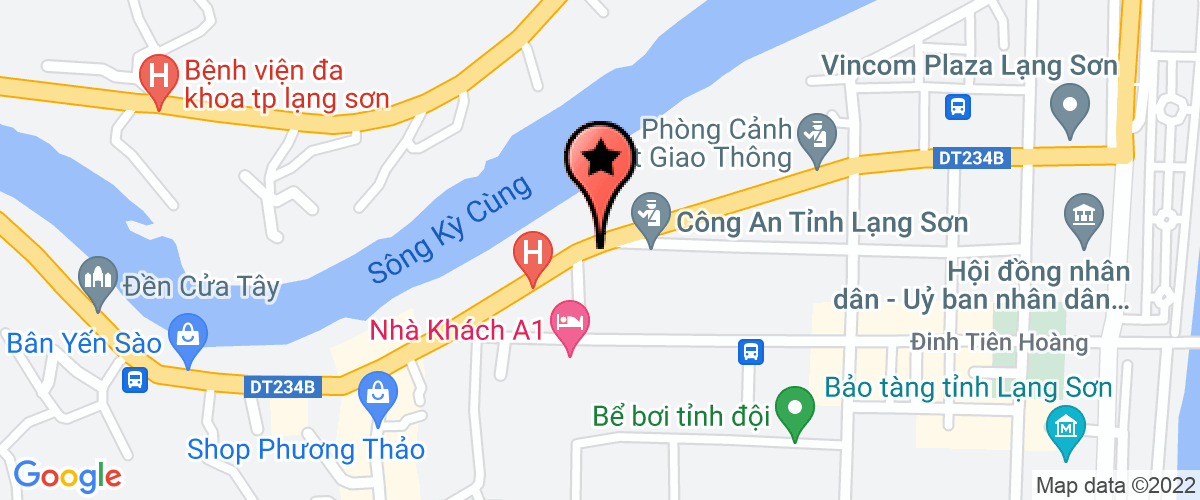 Map go to Thanh tra Lang Son Province