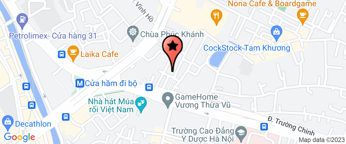 Map go to Cat Loi International Trading and Investment Joint Stock Company