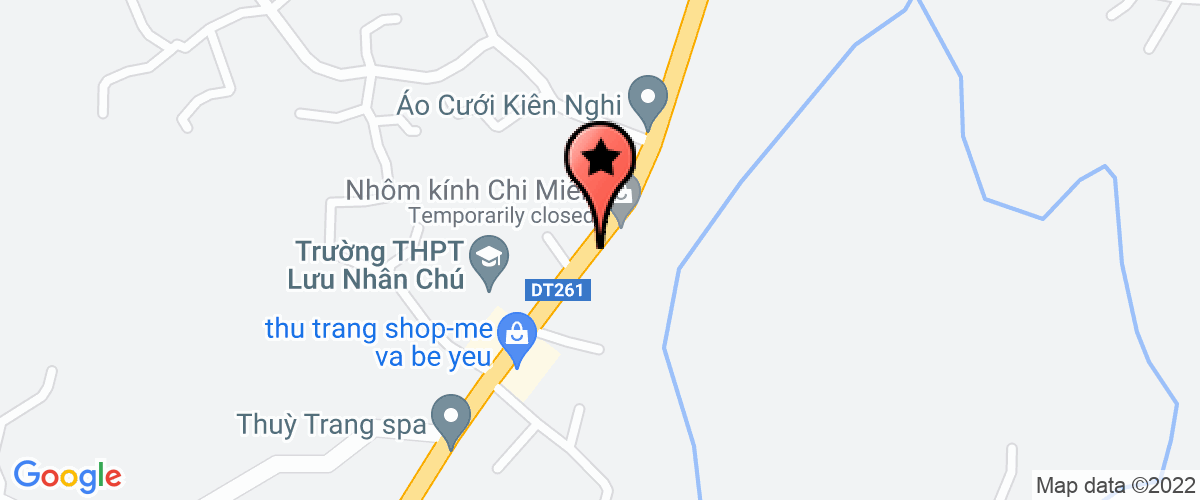 Map go to Hien Thinh Trading Production Company Limited