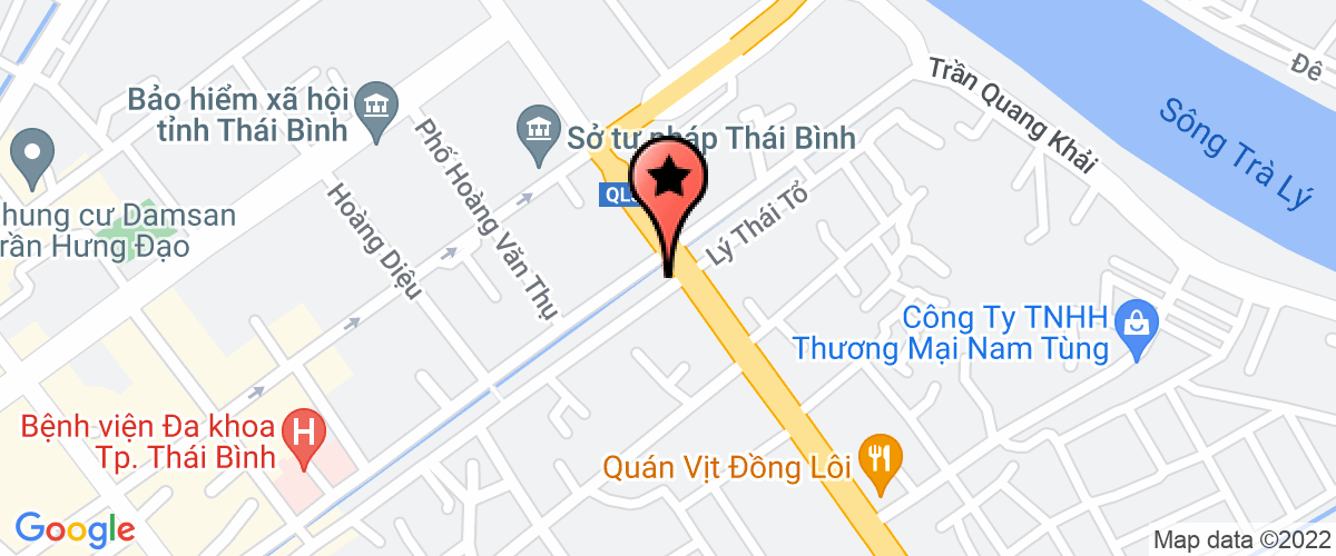 Map go to Thai Binh Real - Estate Company Limited