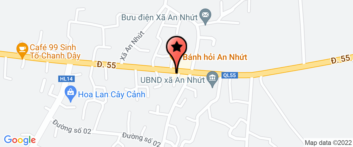 Map go to Thao Nguyen Investment Joint Stock Company