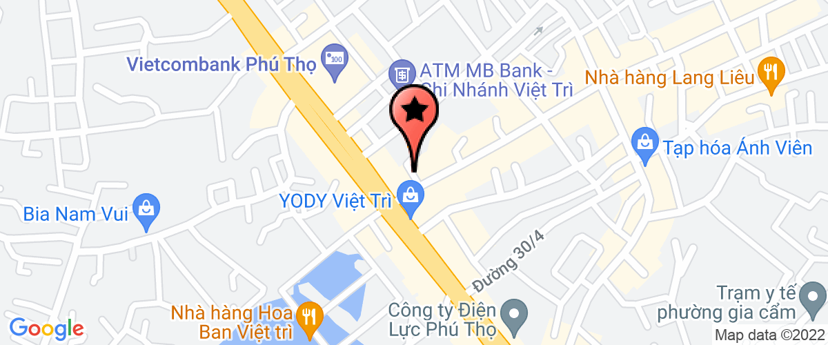 Map go to Hiep Hung Phu Tho Joint Stock Company