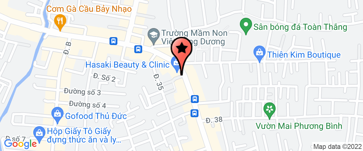 Map go to Yen Tam Trading Service Construction Company Limited