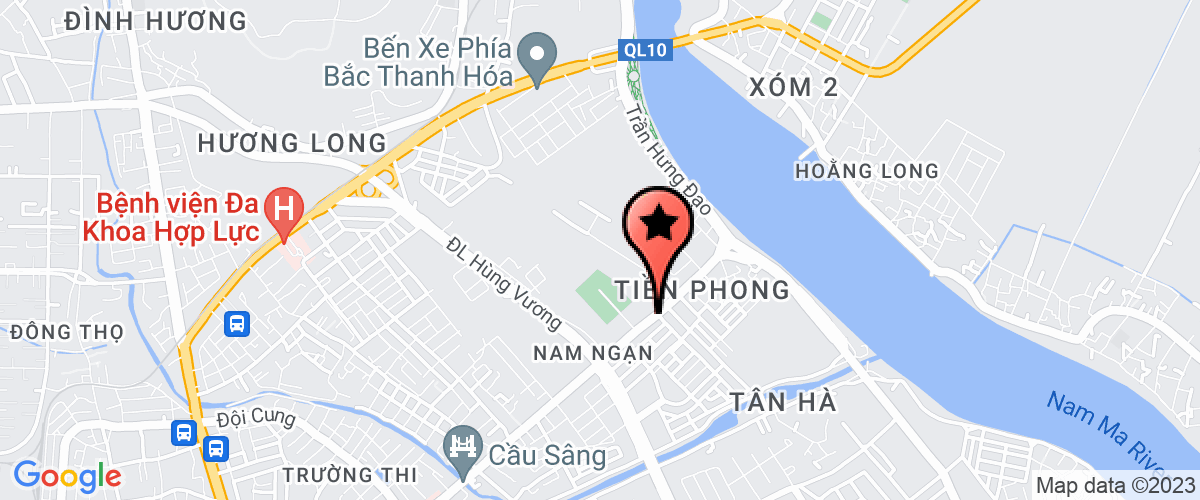 Map go to CP TM- DV van tai bien Hoang Long Company