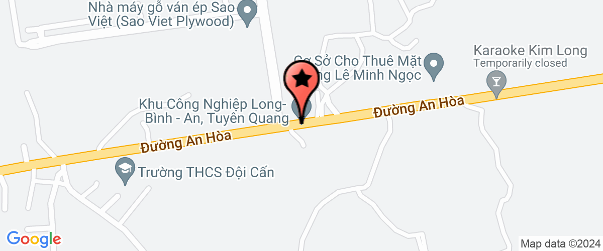 Map go to Hong Phat Tuyen Quang Joint Stock Company