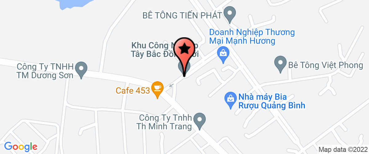 Map go to Phong Nha Packing Joint-Stock Company