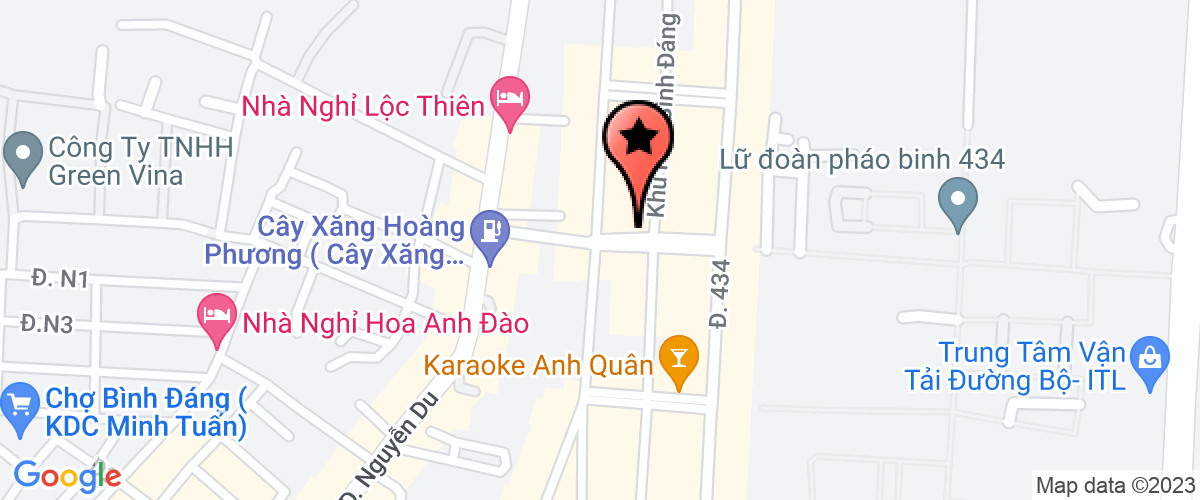 Map go to Shop Hoa Tuoi Hong