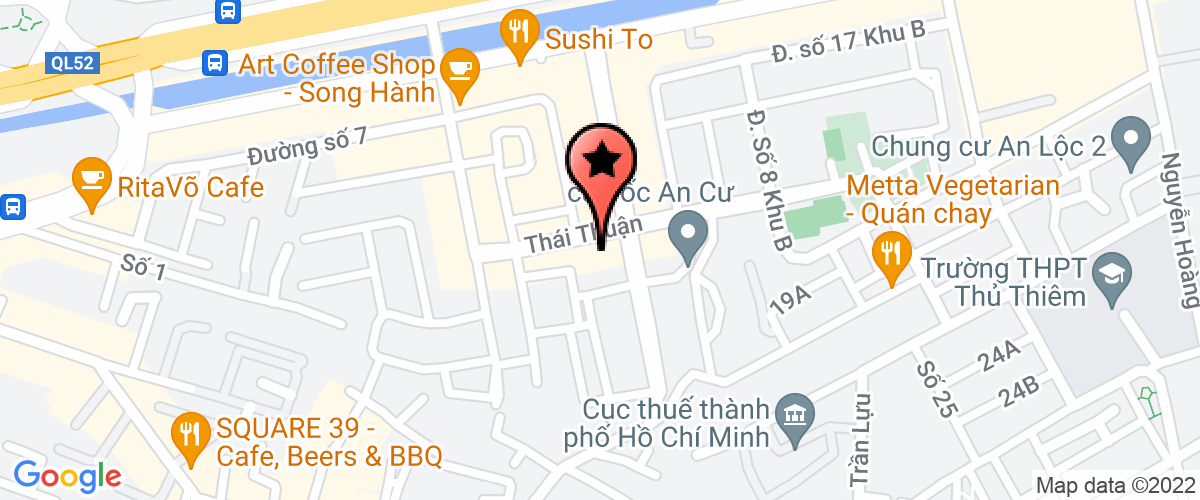 Map go to Phu Huu - Sai Gon Real Estate Investment and Development Company Limited