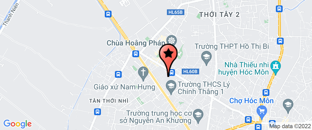 Map go to Tan Thoi Nhi Market Management