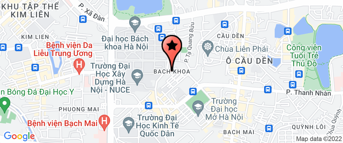 Map go to Ha Noi General Investment and Consultant Joint Stock Company