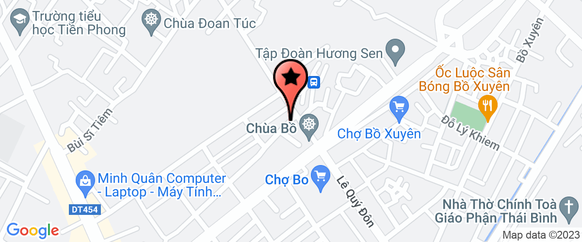Map go to Han Quoc Restaurant Business Company Limited