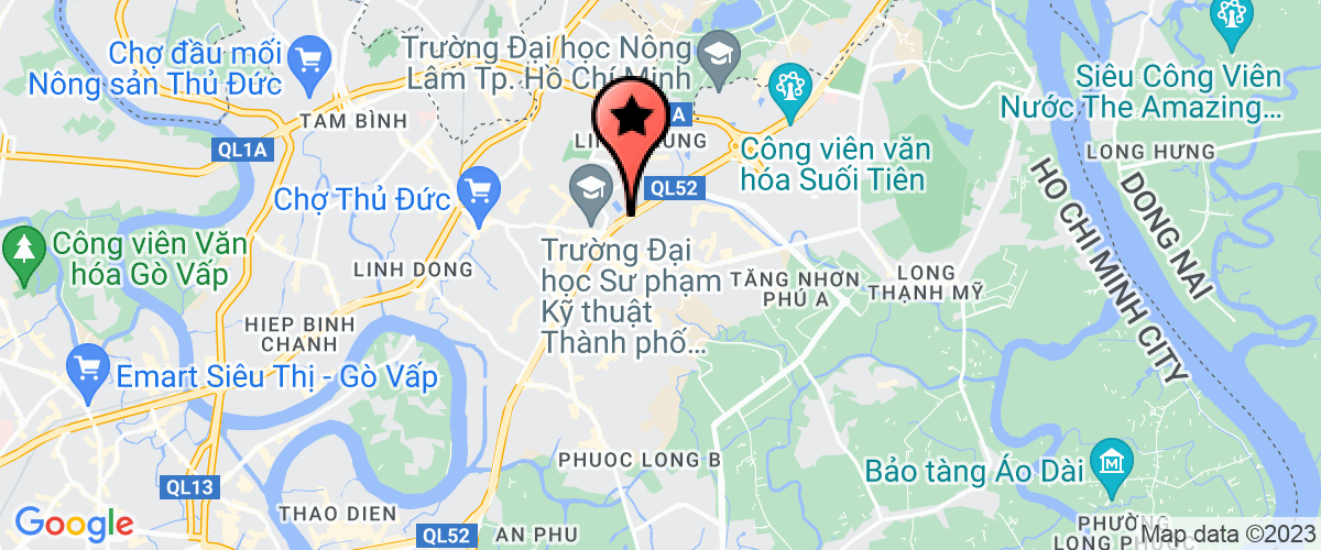 Map go to Thuong mai dich vu Thien Ky (NTNN) Company Limited
