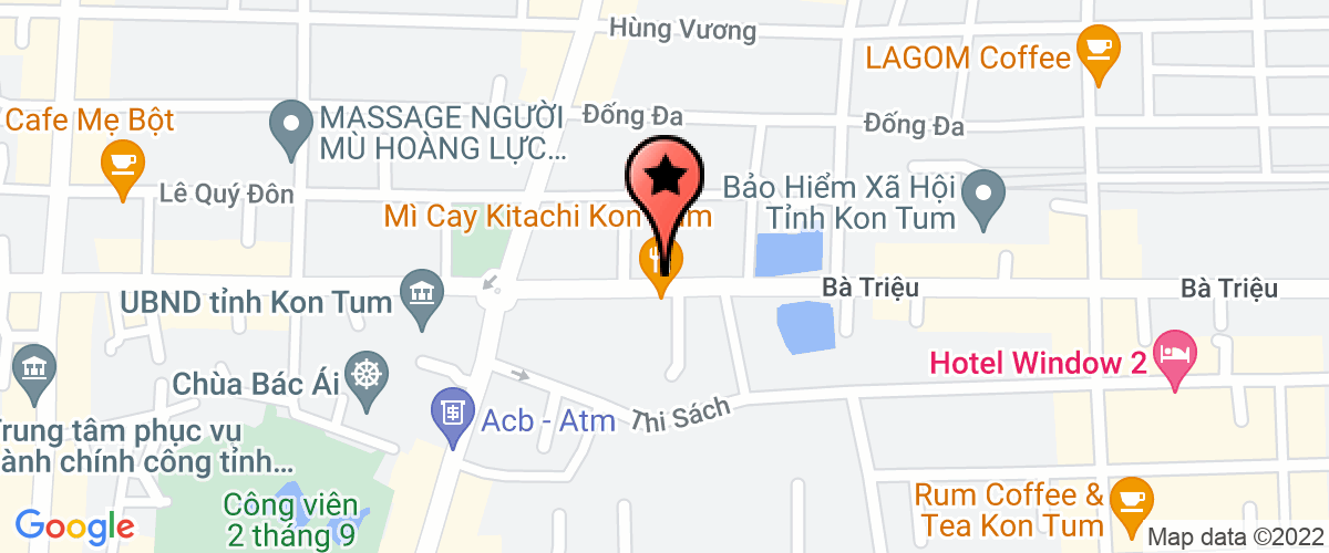 Map go to Kon Tum Import Export Trading Company Limited