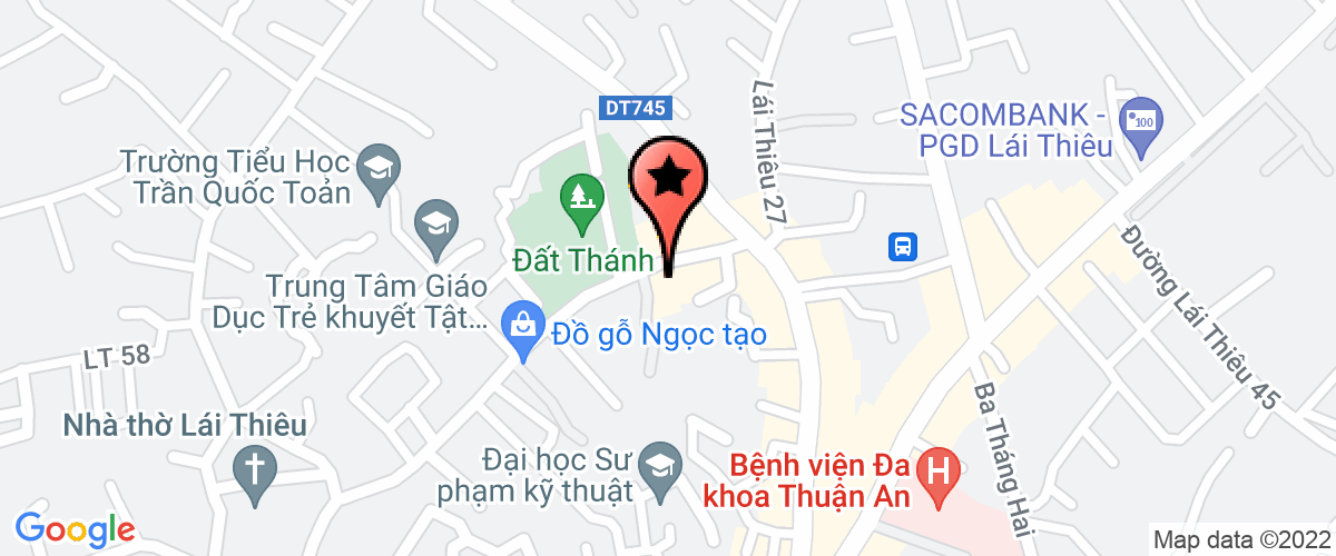 Map go to Dang Hung Service Trading Company Limited