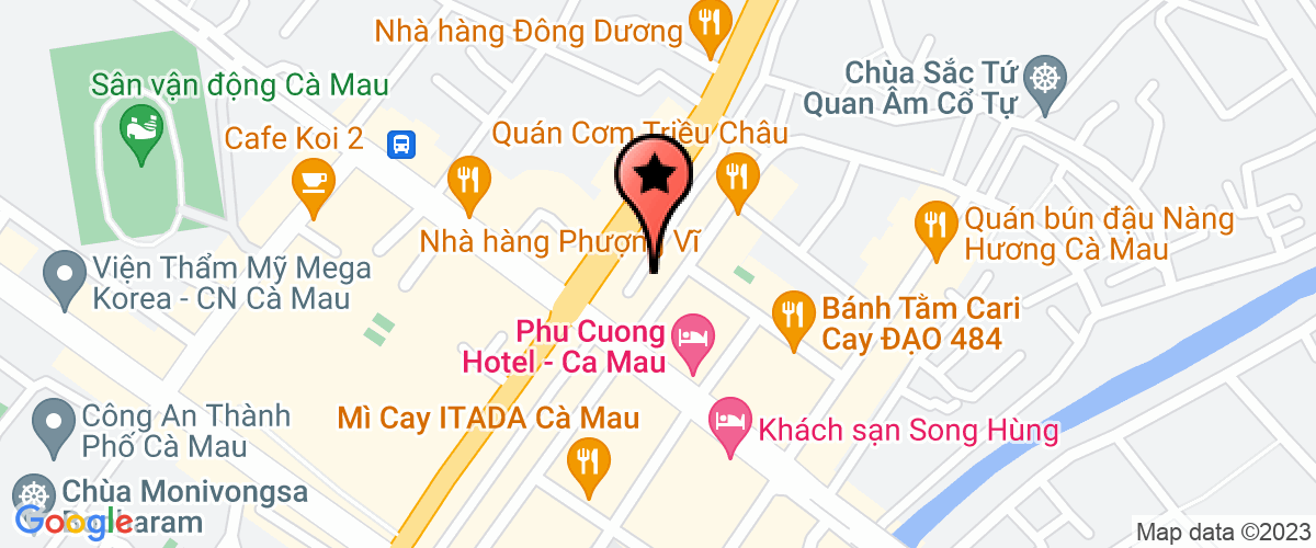 Map go to Van phong luat su Tran Binh Tri