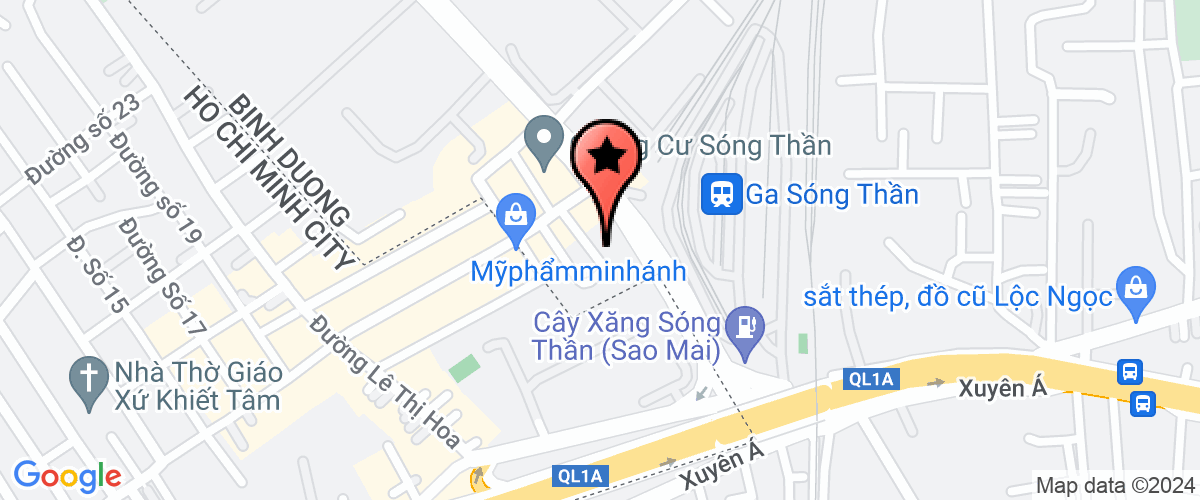 Map go to Toan Global Electrical Software Company Limited