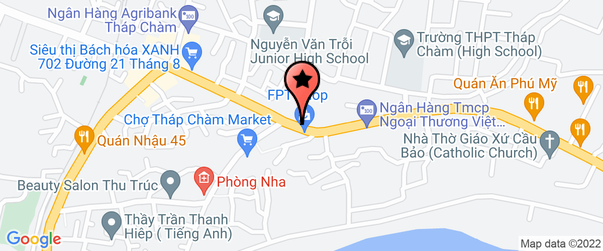 Map go to Hoang Thong Ninh Thuan Mechanical And Construction Company Limited