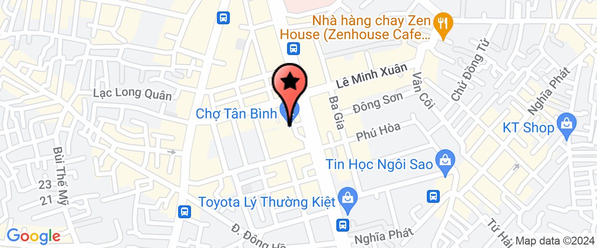 Map go to Keo Ngot Fashion Company Limited