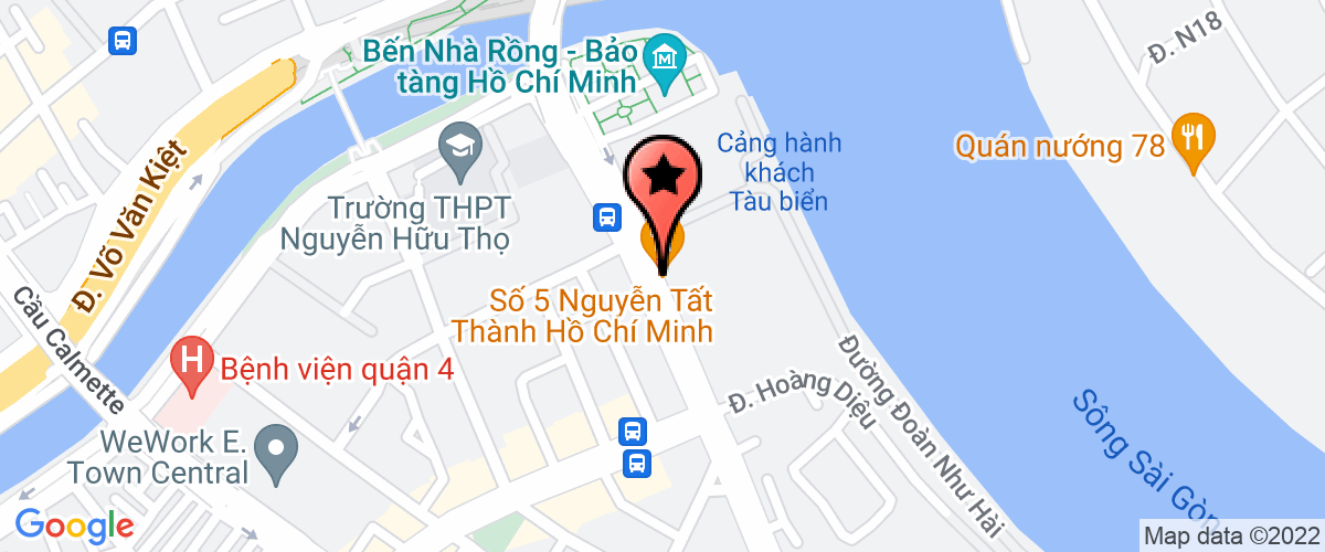 Map go to Bien Phong Khau  Ho Chi Minh City Port Door