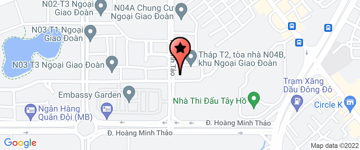 Map go to Bach Thuan Trading Business Joint Stock Company