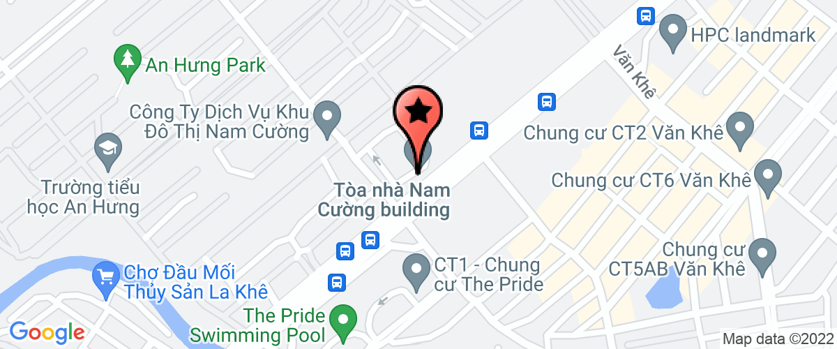 Map go to Benh Vien Nam Cuong International Joint Stock Company
