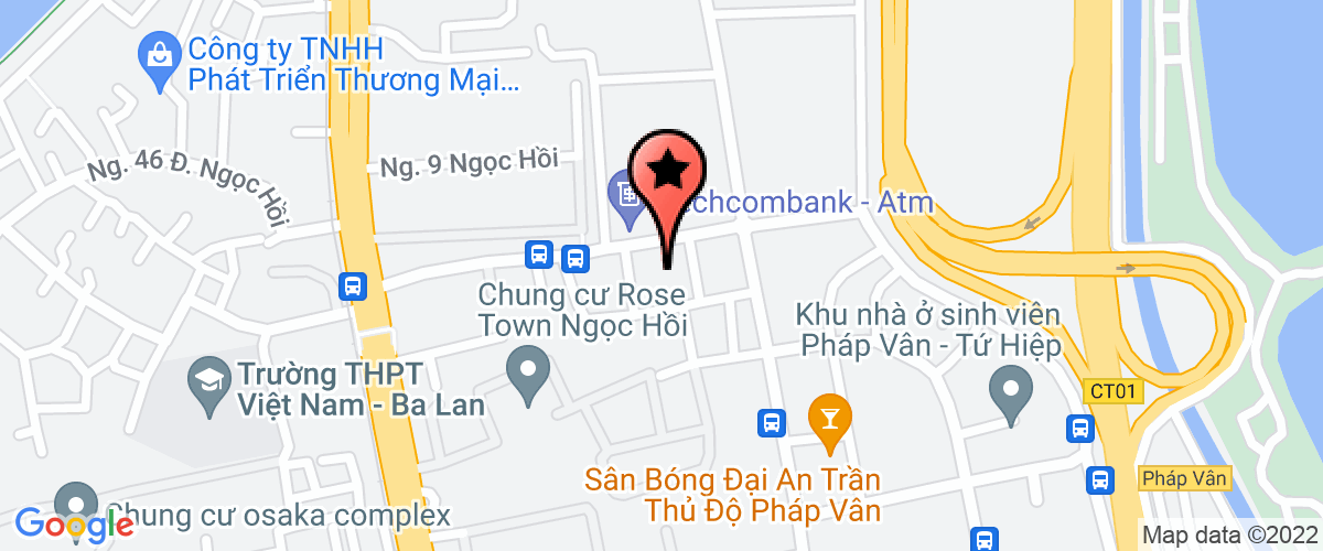 Map go to Hoa Thom Trading and Build Joint Stock Company