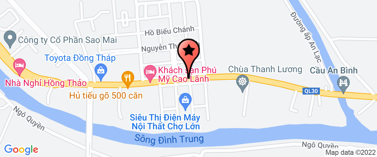 Map go to Hung Tan Agricultural Trading Production Private Enterprise
