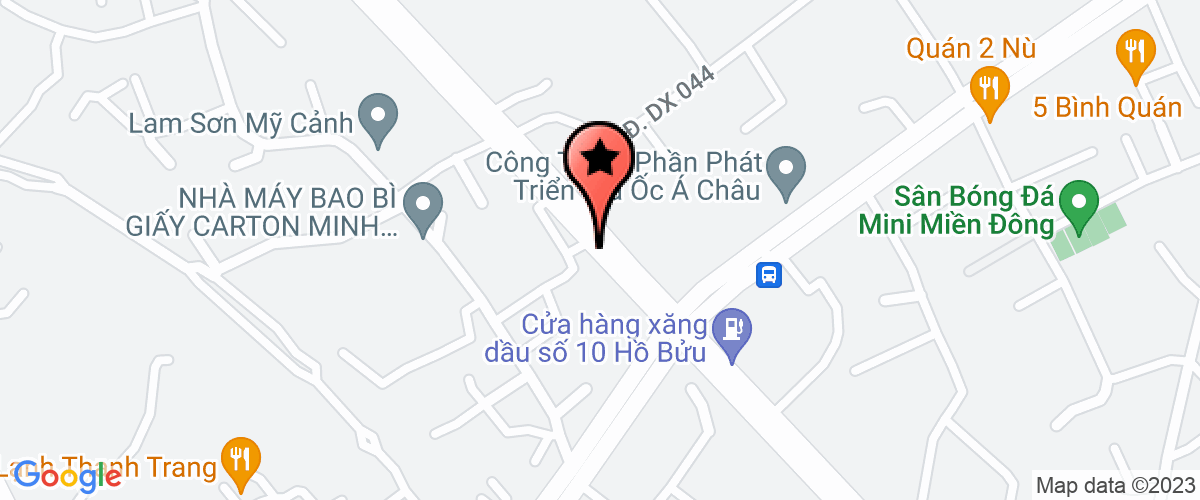 Map go to Bich Ngoc Coffee Private Enterprise