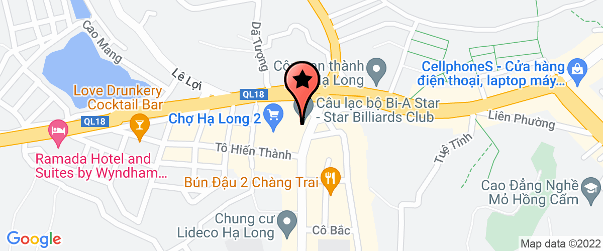 Map go to Hai Thanh Vien An Bi�Nh 168 Company Limited
