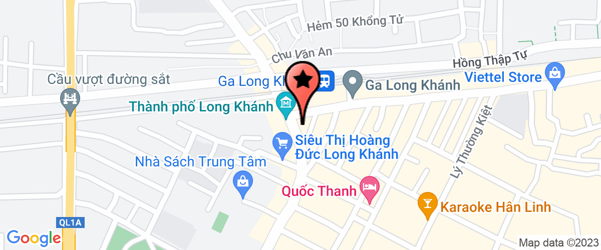 Bản đồ đến Công Ty TNHH Thương Mại Dịch Vụ Tin Học Văn Phòng Long Khánh