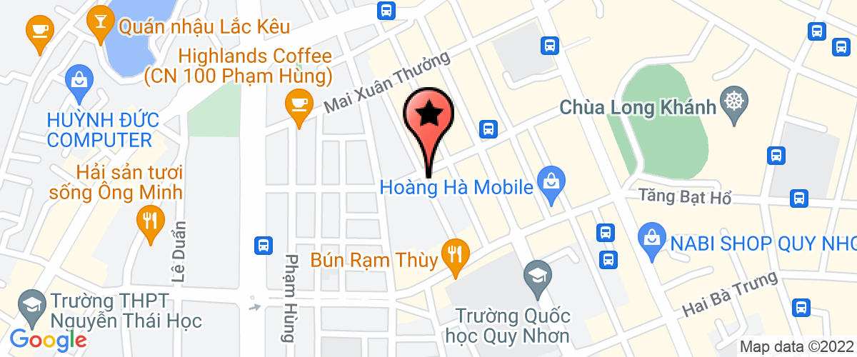Map go to Hana Events Company Limited