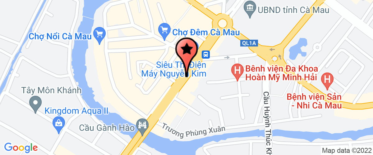 Map go to Tu Hue Service Trading Production Company Limited