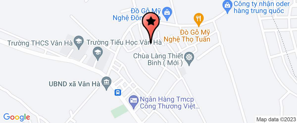 Map go to Van Ha Secondary School